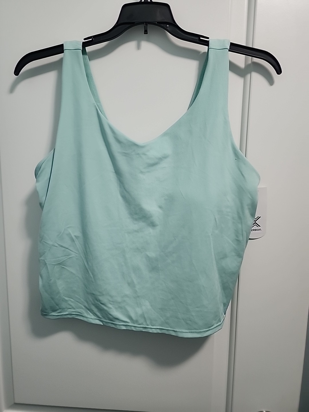Xersion Light Blue Scoop Neck Women's Sports Bra